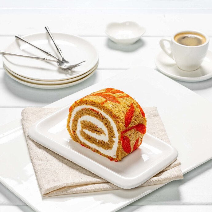 Пирожное «Рулет морковный»