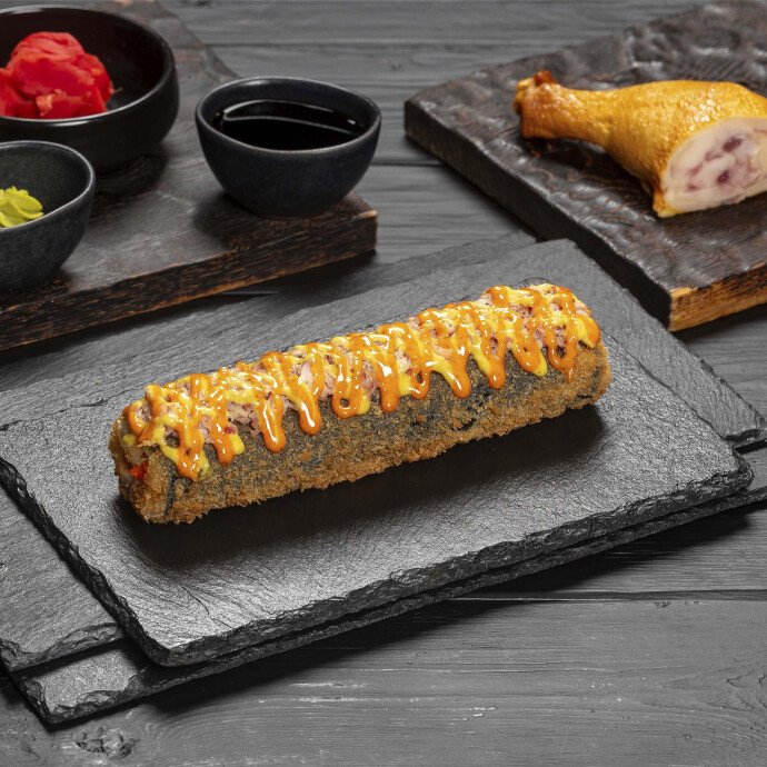 Ролл-дог с копченой курицей