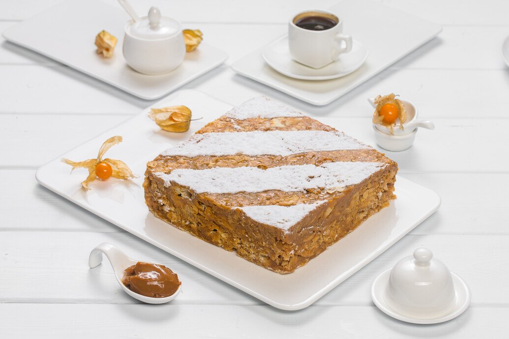 Торт «Наполеон карамельный»
