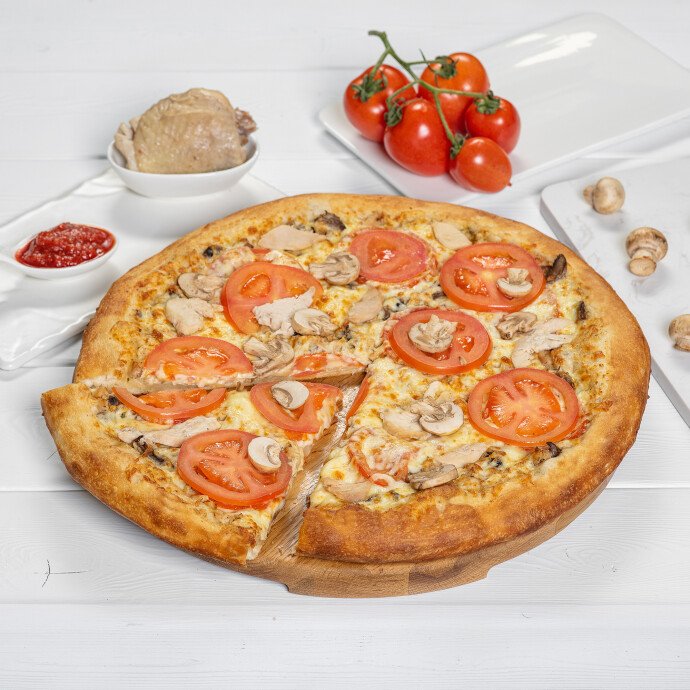 Курица с грибами