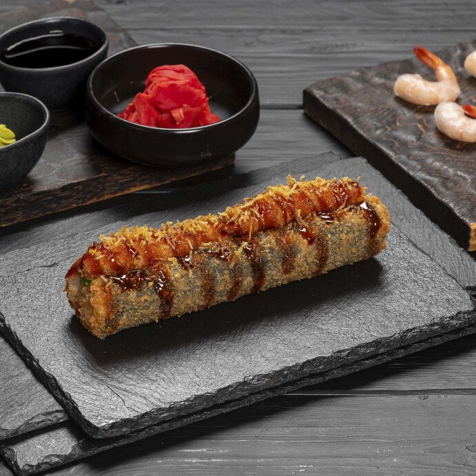 Pолл-дог с креветкой