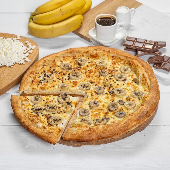 Творожная с бананом